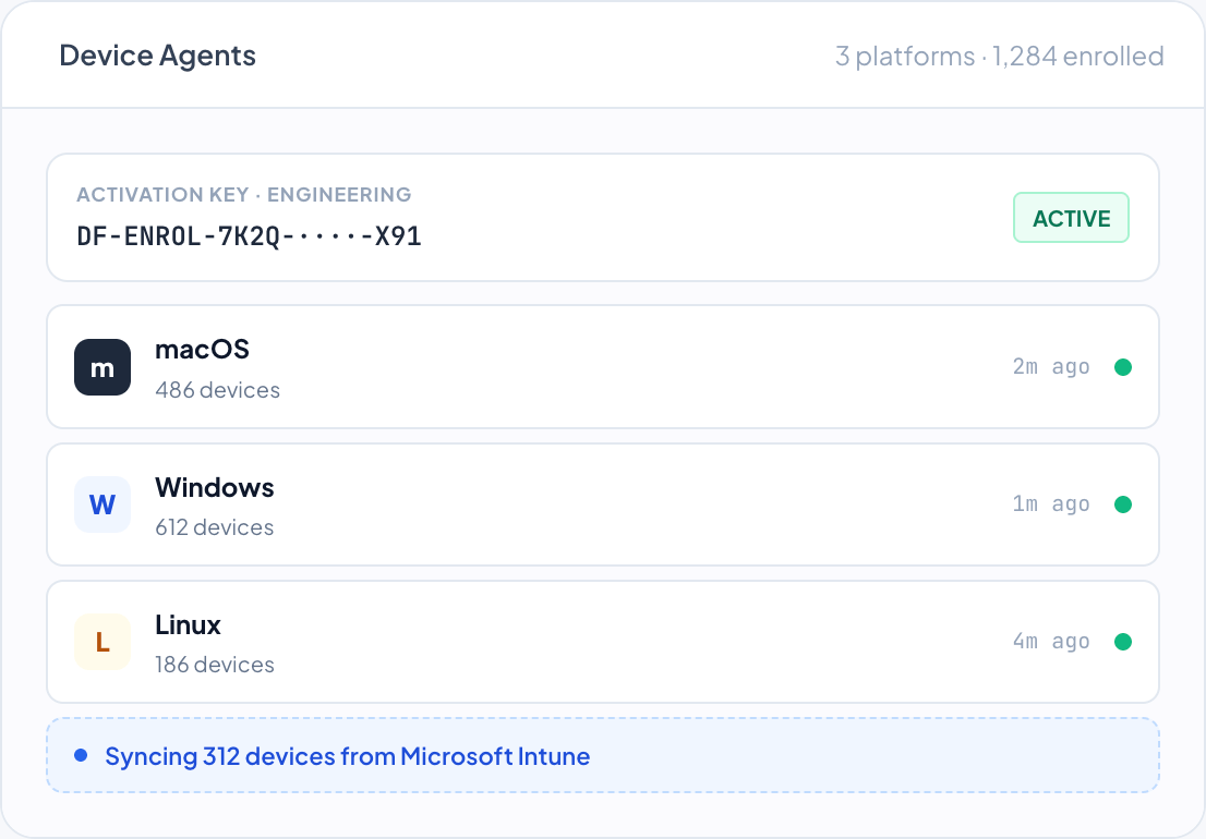 DemandFlow screenshot: Every event, tied to the network it came from.