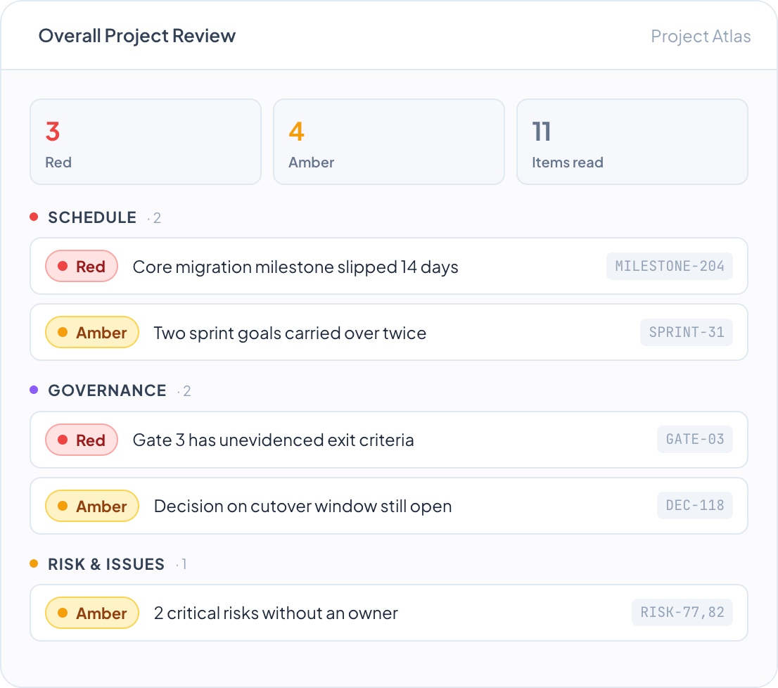 DemandFlow screenshot: The whole project, read in one pass.
